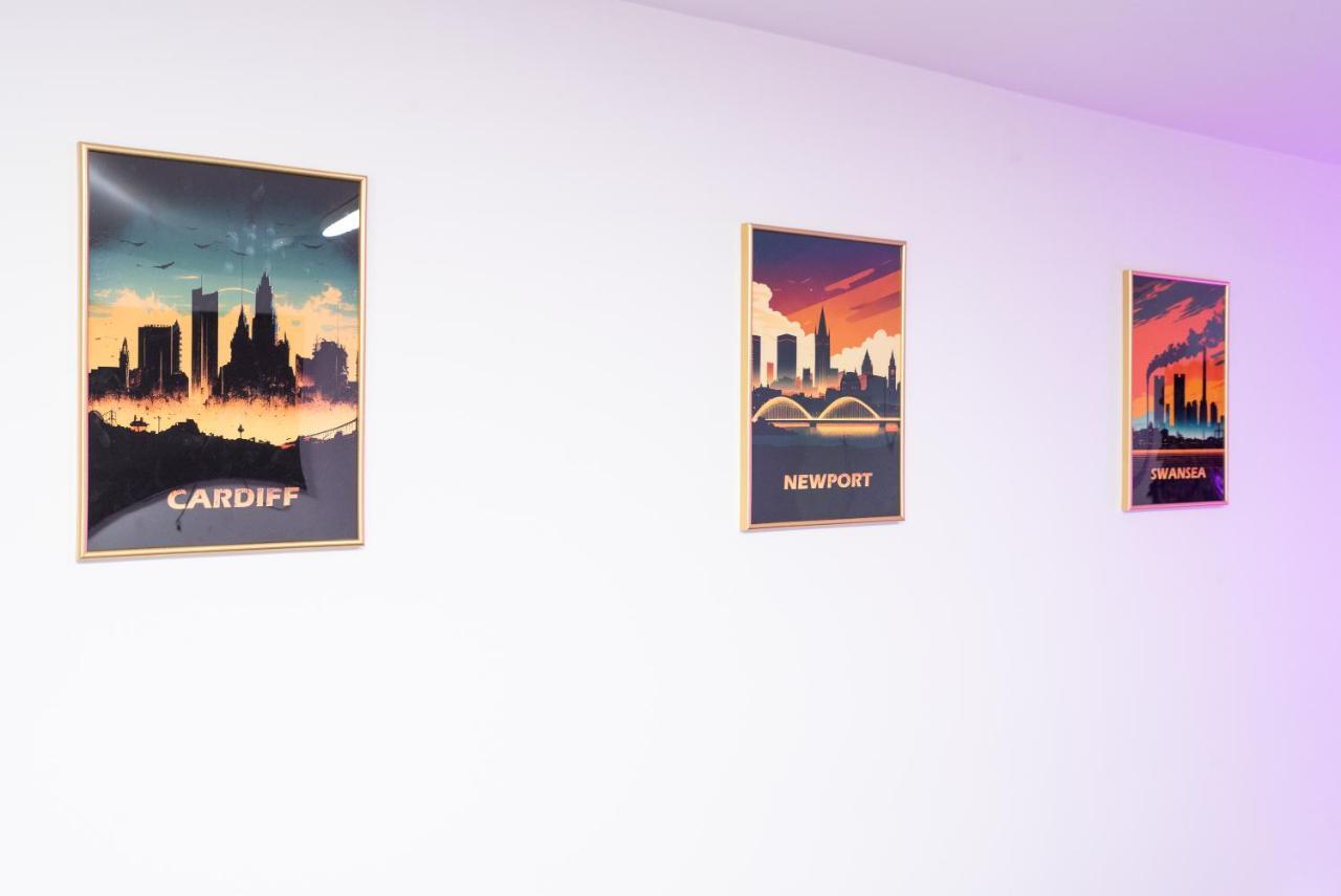 Exquisite Cardiff Apartments- With Garden Lounge & Games Room Kültér fotó